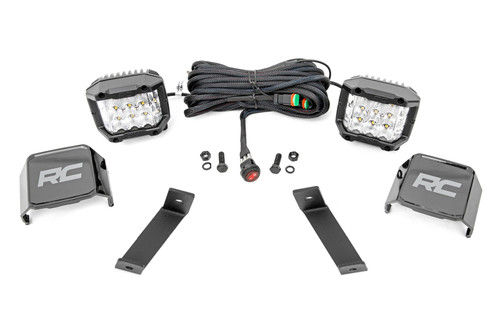 14-21 Jeep KL Wide LED Light Kit Ditch Mount  70082