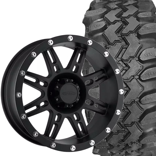 35X12.50X17 LTB on 17X9 PRO COMP 7031 WHEELS