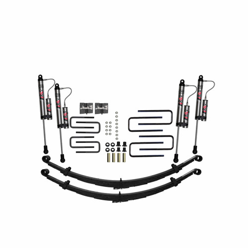 1961-1974 Dodge W100 Series/Pickup W200 Ramcharger Trailduster 4WD 6in Suspension Lift Kit w/ ADX 2.0 Remote Reservoir Shocks
