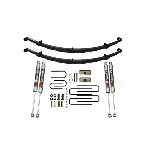 1975-1993 Dodge W300, W350 4WD 4in Suspension Lift Kit w/ ADX 2.0 Remote Reservoir Shocks