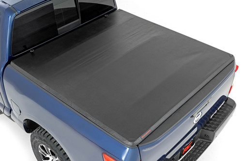 Bed Cover Tri Fold Soft 5'7" Bed No Utl Trk Nissan Titan (17-23)