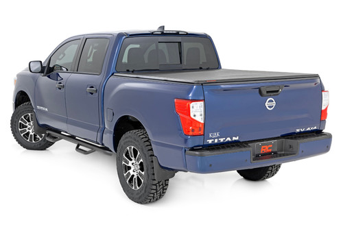 Bed Cover Tri Fold Soft 5'7" Bed No Utl Trk Nissan Titan (17-23)