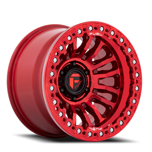 Fuel FC125 Rincon  Beadlock 20x10 8x6.5 C-RED -48MM