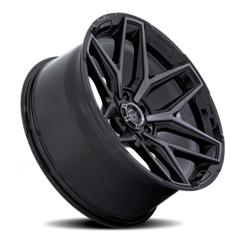 Fuel FC854 Flux 17x9 5x5.0 G-BLK GTCC -12MM