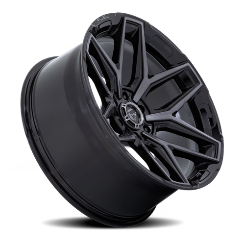 Fuel FC854 Flux 17x9 6x5.5 G-BLK GTCC -12MM
