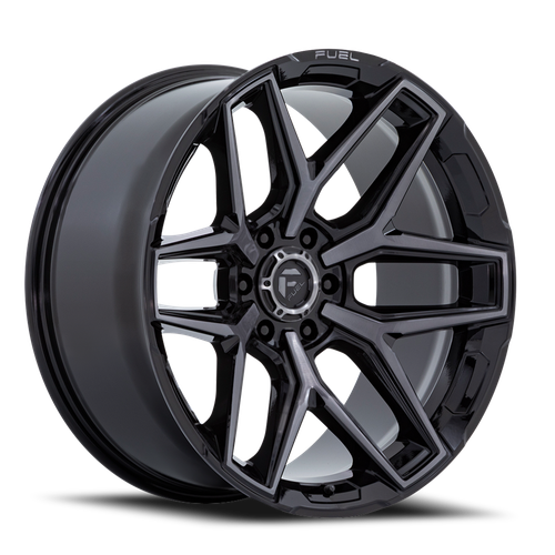 Fuel FC854 Flux 20x9 6x135 G-BLK GTCC 20MM