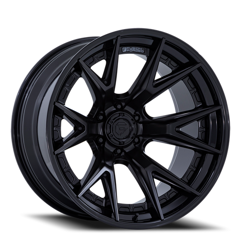Fuel FC402 Catalyst Forged 22x12 6x5.5 M-BLK G-BLK -44MM