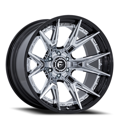 Catalyst Forged FC402 22x12 6x5.5 -44mm Chrome Black Lip