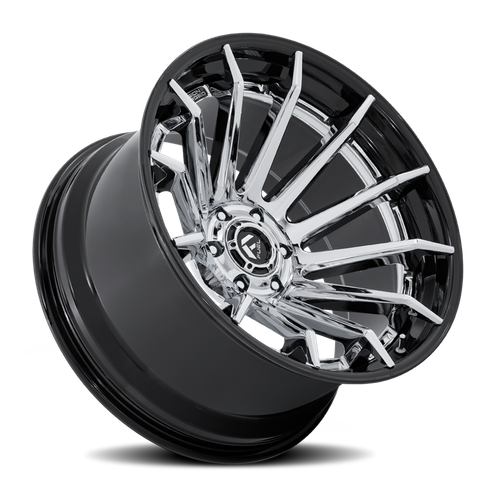 FC403 Burn 22x10 5x5 -18mm Chrome Black Lip