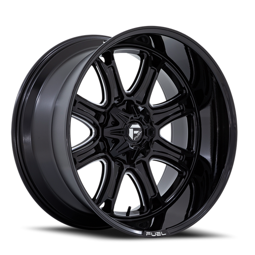 Fuel FC853 Darkstar 20x9 6x4.5/5.5 G-BLK MILL 1MM