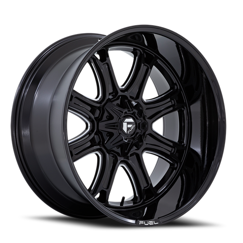 Fuel FC853 Darkstar 22x9 5x5.5/150 G-BLK MILL 1MM