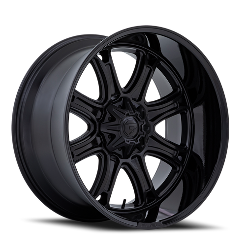 Fuel FC853 Darkstar 22x9 6x4.5/5.5 M-BLK G-BLK-LP 1MM