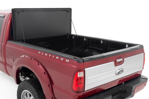 08-16 Ford F250,F350 SD 6ft10in Hard Tri-Fold Flip Up Bed Cover