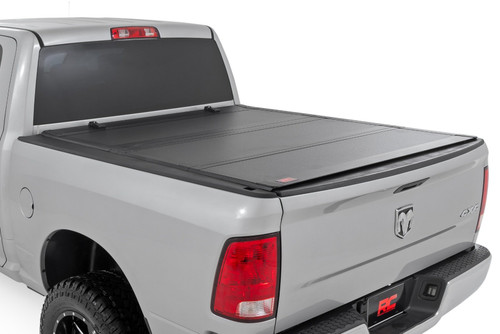 09-18 Ram1500, 10-24 2500 6ft4in Bed Hard Tri-Fold Flip Up Bed Cover 