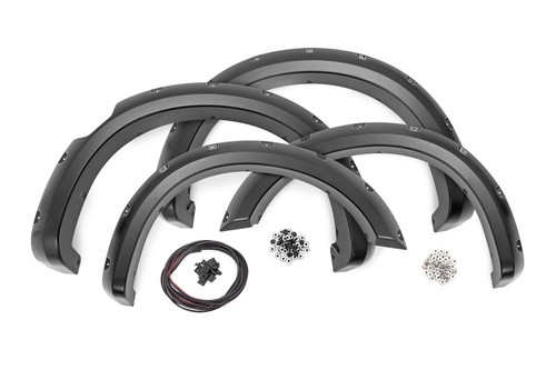 17-24 Nissan Titan KH3 Super Black Pocket  Fender Flares 