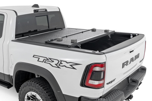 21-24 Ram 1500TRX, 19-24 Ram1500 No Rambox 5Ft7in Bed Hard Low Profile Bed Cover - Rough Country 