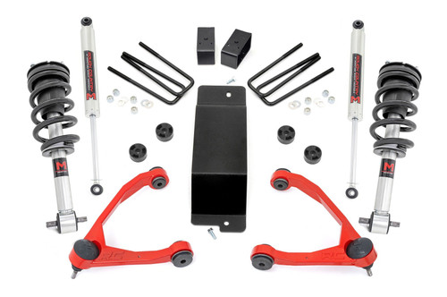 14-16 Chevy/GMC 1500 3.5in Lift Kit Forged UCA M1 Strut  19440RED