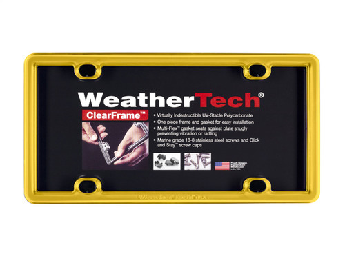 WeatherTech ClearFrame - Golden Yellow