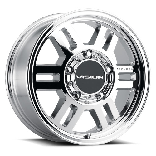 16x6.5 6x130 5.45BS Overland Chrome - Vision Wheel