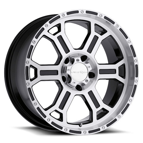 22x9.5 5x4.5 6BS Warrior Chrome - Vision Wheel