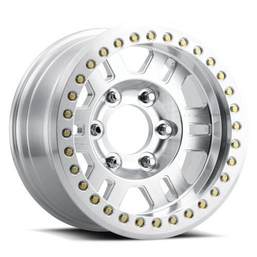 17x9.5 5x5.5 3.5BS 5x5.5 Manx Beadlock Machined- Vision Wheel