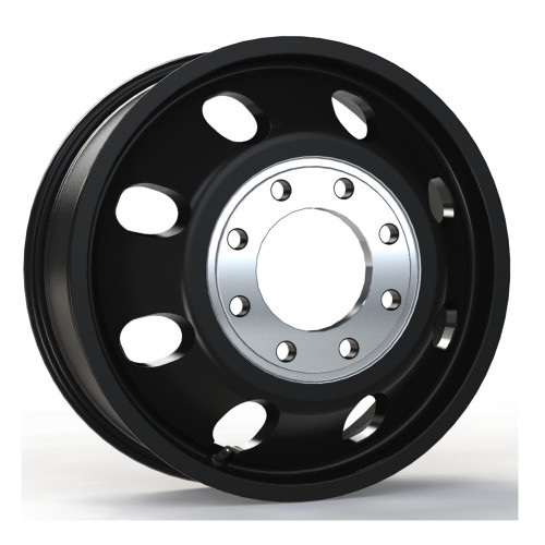 20x8.25 8x200 8.9BS Rival Black - Vision Wheel