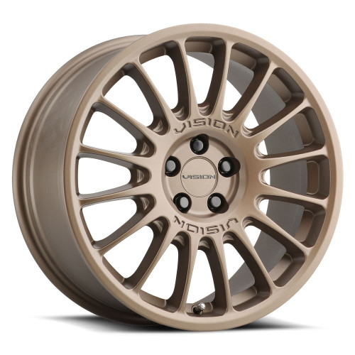 15x7 5x100 0BS Monaco Bronze - Vision Wheel