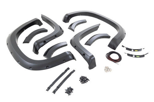 19-21 Chevy 1500 GA0 Northsky Blue Pocket Fender Flares - Rough Country 