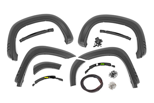 19-24 Chevy 1500 GA0 Northsky Blue SF1 Fender Flares - Rough Country 
