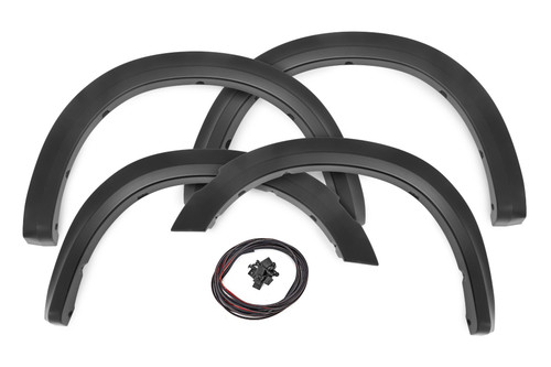 09-18 Ram 1500 Sport PXQ Black Metallic Fender Flares 