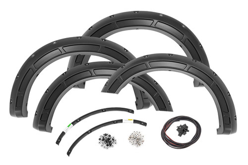 23-24 Ford F250/F350 SD PQ Race Red Defender Pocket Fender Flares 