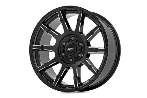 20x9 8x170 4.50BS Rough Country 83 Series Gloss Black