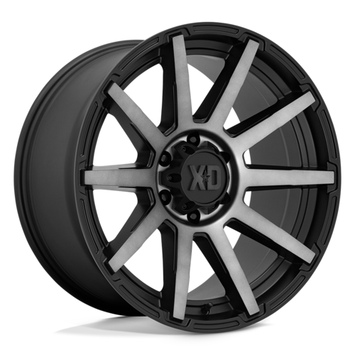 22x10 8x180 5.97BS XD847 Outbreak Satin Black With Gray Tint