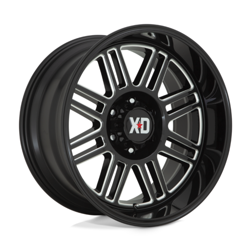 20x9 8x6.5 5BS XD850 Cage Gloss Black Milled