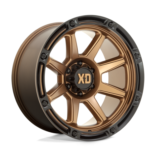 20x12 8x6.50 4.77BS XD863  Matte Bronze With Black Lip