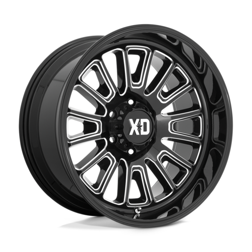 20x9 8x180 5BS XD864 Rover Gloss Blk Milled