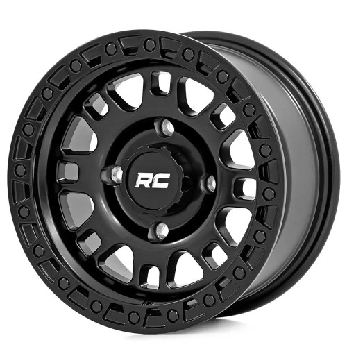 17x9 6x135 4.53BS Rough Country 82 Series Semi Gloss Black