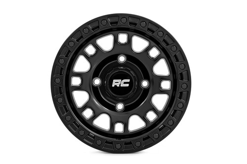 Rough Country 82 Series Wheel | One-Piece | Semi Gloss Black | 14x7 | 4x156 | +10mm - 82140730
