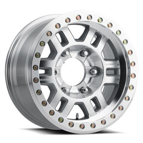 17X9.5 8X170 3.4BS" Manx - 398 Bead Lock Machined - Vision Wheel