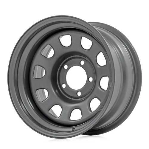 17X9 6X5.5 4.5BS D-Window Gray Steel