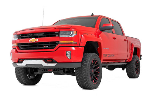 07-19 GMC 2500/3500 & 07-18 1500 Crew Cab Side Step Bars OV2 Running Boards - Rough Country 07-19 GMC 2500/3500 & 07-18 1500 Crew Cab Side Step Bars OV2 Running Boards - Rough Country