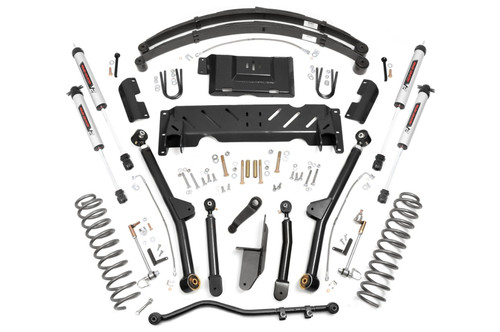 84-01 Jeep Cherokee XJ V2 NP242 RR Leafs Long Arm 4.5in Lift Kit 