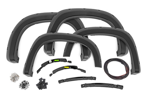 22-24 Chevy 1500 GB8 Mosaic Black Pocket Fender Flares 