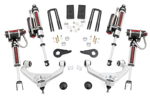 11-19 Chevy/GMC 2500HD/3500HD w/Overloads Vertex 3.5in Lift Kit - Rough Country 