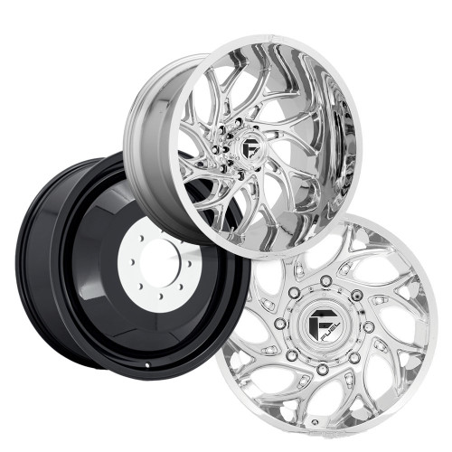 20" D740 Runner Dually Kit - Chrome - Fuel Off-Road