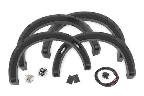 24 Ford Ranger JS Iconic Sivler Pocket Fender Flares - Rough Country 