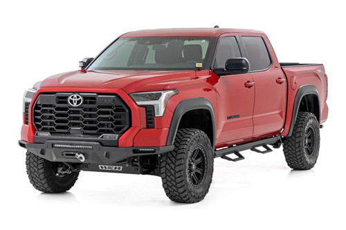22-24 Toyota Tundra Crew Max SRL2 Adj Aluminum Steps - Rough Country 