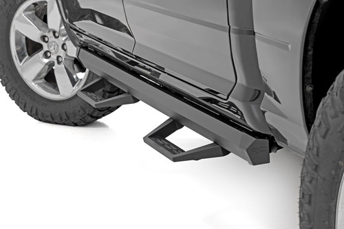 10-18 & Classic Ram 1500/2500/3500 Crew Cab SRL2 Adj Aluminum Step - Rough Country 