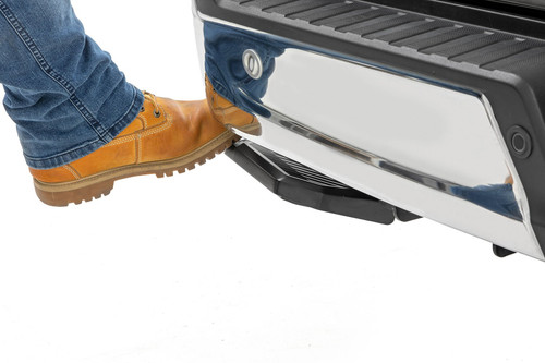 Rough Country Manual Retractable Bed Step Ford F-150 21-24 Rough Country Manual Retractable Bed Step Ford F-150 21-24