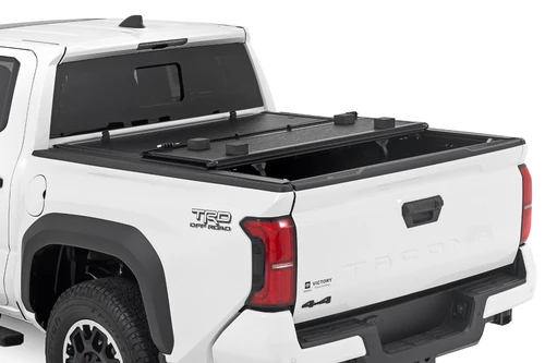 24 Toyota Tacoma 5ft Bed Hard Low Profile Bed Cover - Rough Country 